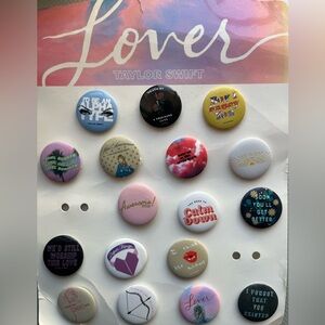 Official Taylor Swift Lover Pin Set